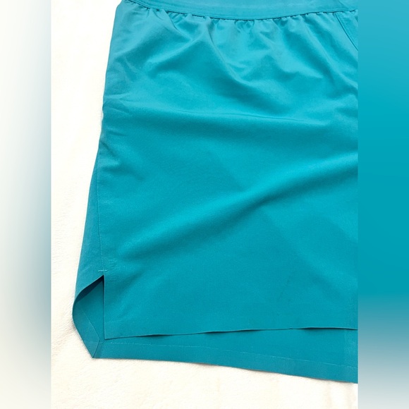 All In Motion Teal Women's Running Shorts with Zipper Pocket & Drawstrings Sz XL - Picture 2 of 16